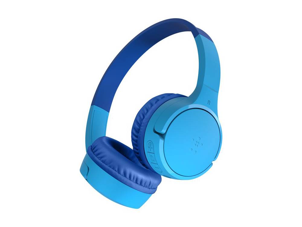 Belkin SoundForm Mini Wireless On-Ear Headphones for Kids, Blue
